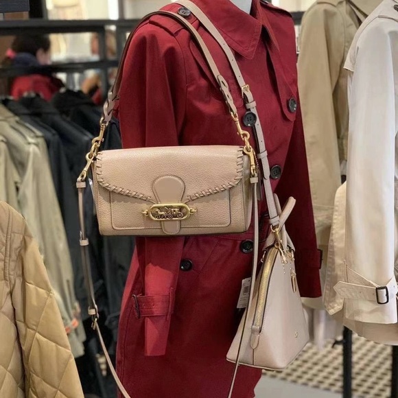 COACH Jade Shoulder Bag With Whipstitch 91025 - Picture 10 of 11